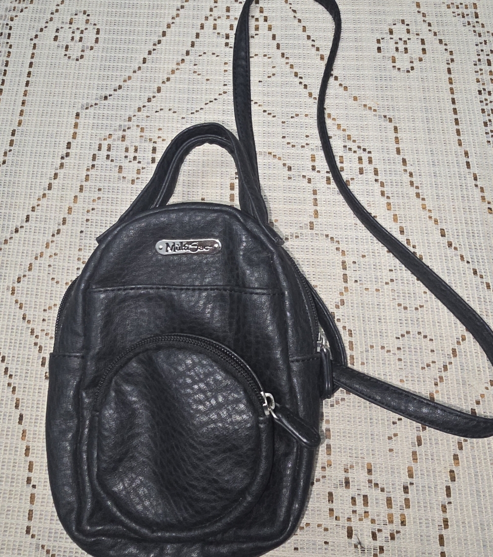 Women's Black Petite Crossbody Bag